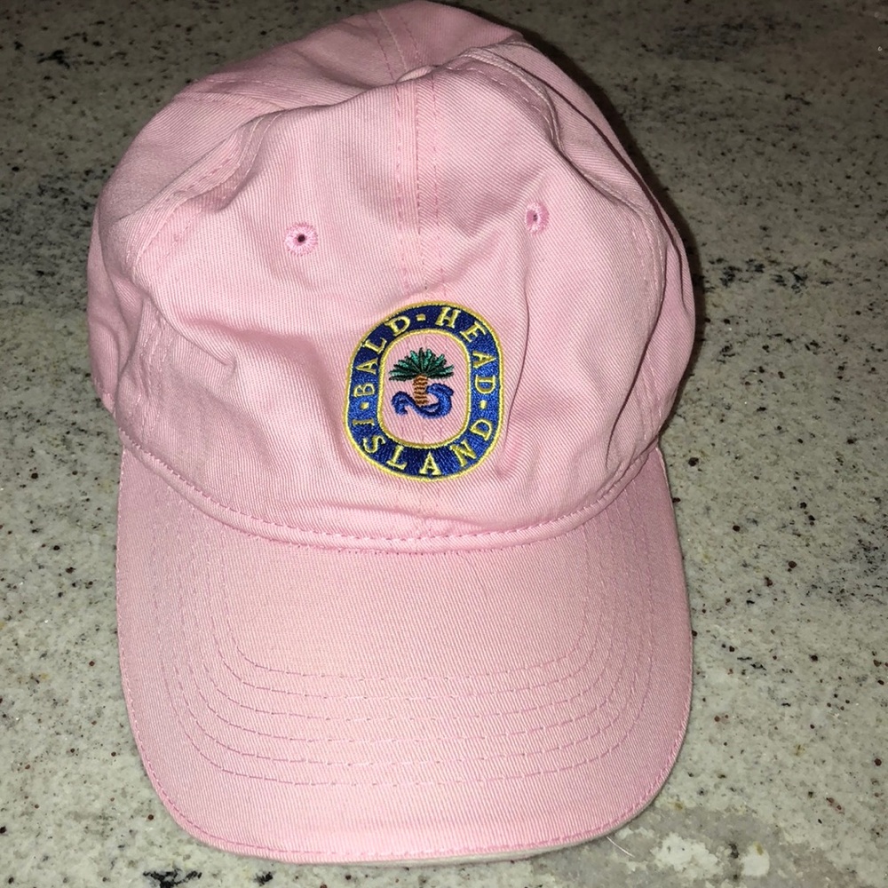 Pink Bald Head Island Hat